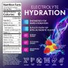 Electrolytes Powder Packets - Sugar Free Hydration Recovery Powder with Potassium, Magnesium, Sodium, Zinc & Vitamin C, Zero Sugar, Hydration Electrolyte Liquid Drink Mix, Strawberry Lemon (16 Pack) view 2