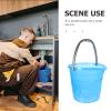 12L Water Bucket with Handle Multipurpose Pail for Home Cleaning and Storage view 3
