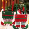 EDIEGO Christmas Decorations, Elf Bags, Candy Bags, Gift Bags view 4
