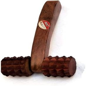 Boscaiola24 Balayantra Wooden Massager/Hair Growth/Acupressure Roller Massager/feet/Head Roller Massager/Wooden Roller Massager