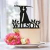 TiTaicor Surfing Couple Cake Topper,Surfing wedding cake topper,Couple With Surfboards Topper,Surf beach topper,Surfers couple Cake Insert for Wedding Engagement Anniversary Birthday Decor. view 1