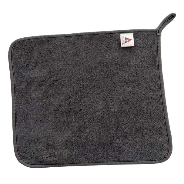 12" x 12" Multi-Purpose Microfiber Cloth Cleaning Towel Gray - 12/Pack