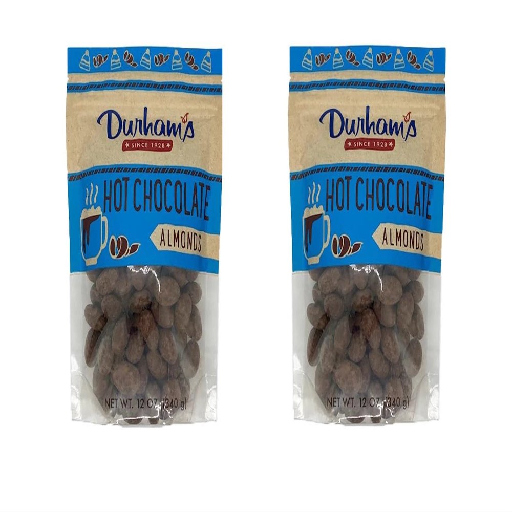 Durham's Hot Chocolate Almonds 12 oz(pack of 2)