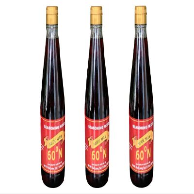 3 Packs - 60N Phu Quoc Premium Fish Sauce - Ba Chai Nuoc Mam Phu Quoc Dam Dac 60 Do Dam - 17 Oz per Bottle x 3 Bottles per Order - Product of Vietnam