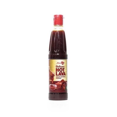 MamaSuka Delisaos Hot Lava Sauce Hot, 260 ml (3 bottle)