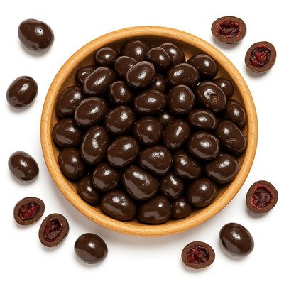 HolanDeli Dark Chocolate Covered Cranberries - Dried Chocolate Cranberries With Dark Chocolate. 12oz