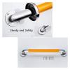 Grab Bar Bathroom Bath Handle Towel Rail Shower Handle,Polished Chrome Stainless Steel Support Handrail Bathtub Wall-Mounted Safety Handrail (Color : Natural, Size : 38cm) view 4