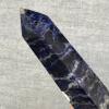 AtkitS Beautiful Natural Crystal Point Sodalite Stone Healing Obelisk Blue Quartz Wand Ornament for Home Decoration Reiki Energy Stone (Size : 900-1000g) view 2