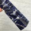 AtkitS Beautiful Natural Crystal Point Sodalite Stone Healing Obelisk Blue Quartz Wand Ornament for Home Decoration Reiki Energy Stone (Size : 900-1000g) view 3
