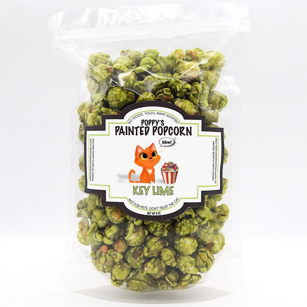 Poppy's Painted Popcorn (Key Lime)