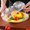 Fresh Keeping Bags, Plastic Sealing Elastic Stretch Adjustable Bowl Lids, Reusable Plastic Kitchen Wrap for Cover Food, Cling Film for Picnic (300PCS) view 2