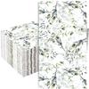100pcs Greenery Guest Napkins, 13x16 Inch Green Leaves Napkins Spring Napkins Guest Paper Towels Party Plants Napkins Hand Towels for Wedding Family Gathering Party Dining Supplies view 1