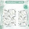 100pcs Greenery Guest Napkins, 13x16 Inch Green Leaves Napkins Spring Napkins Guest Paper Towels Party Plants Napkins Hand Towels for Wedding Family Gathering Party Dining Supplies view 2