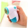 GLEAVI 3pcs Mini Lint Remover Multi-Functional Shaver for Clothes Electric Shaver Red Purple Blue to Remove Fuzz and Pilling view 4