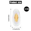 6 Pairs Eyeglass Nose Pads, Replacement Nose Pads for RayBan Aviator RB3025 3026, RB3030, RB3211, RB3362, RB3625, Sunglasses Clip-on Nose Pads for Glasses Comfort Soft Cushion(Gold) view 2