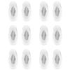 6 Pairs Eyeglass Nose Pads, Replacement Nose Pads for RayBan Aviator RB3025 3026, RB3030, RB3211, RB3362, RB3625, Sunglasses Clip-on Nose Pads for Glasses Comfort Soft Cushion(Silver) view 1