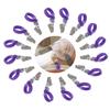 16Pcs Hose Holder ClipOxygen Tube/Cannula HolderHose Holder Hanger Oxygen Tube ClipsAnti-winding Hose Clips for Uninterrupted Sleep Supplies (PURPLE) view 1