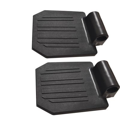 1 Pair of Universal Footplate for The Wheelchair, Transport Chair Footrest Elevating Leg Rests Replacement Parts for Standard Wheelchair Repair Parts