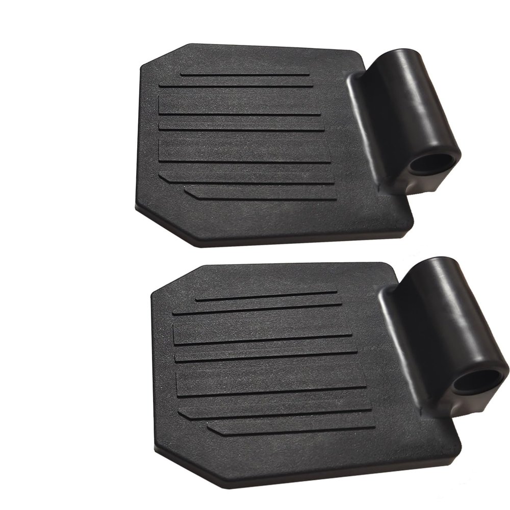 1 Pair of Universal Footplate for The Wheelchair, Transport Chair Footrest Elevating Leg Rests Replacement Parts for Standard Wheelchair Repair Parts