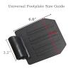 1 Pair of Universal Footplate for The Wheelchair, Transport Chair Footrest Elevating Leg Rests Replacement Parts for Standard Wheelchair Repair Parts view 2