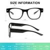 SKYWAY Reading Glasses Lighted Rechargeable magnifying eyeglasses LED Readers with Lights Eyewear Clear Vision Black+Tortoiseshell-1.0X view 4