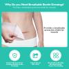 15 Count Breathable Adhesive Island Dressing Bandages Wound Bandage Patches Bordered Gauze for Knee Replacement 4" x 12" with Absorbent Non Stick Pad view 4