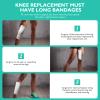 15 Count Breathable Adhesive Island Dressing Bandages Wound Bandage Patches Bordered Gauze for Knee Replacement 4" x 10" with Absorbent Non Stick Pad, Breathable Bandage view 2