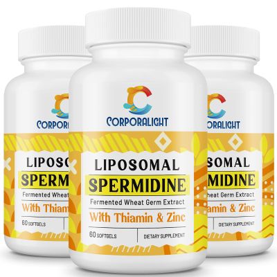 30mg Spermidine Supplement for Men & Women, High Absorption, More Potent Than Spermidine 3HCL - for Cellular Renewal, Longevity & Cognitive, Fermented Wheat Germ Extract, Pure & Natural, 180 Softgels