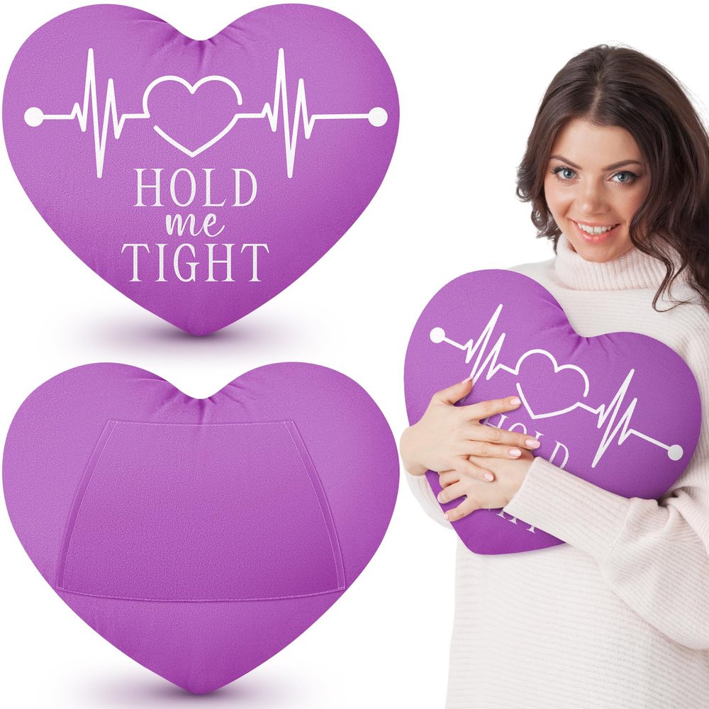 Menkxi Heart Surgery Pillow for After Heart Surgery Open Heart Surgery Pillow Cough Pillow Recovery Gift Pillow Surgery Heart Transplant Gift for Women Men