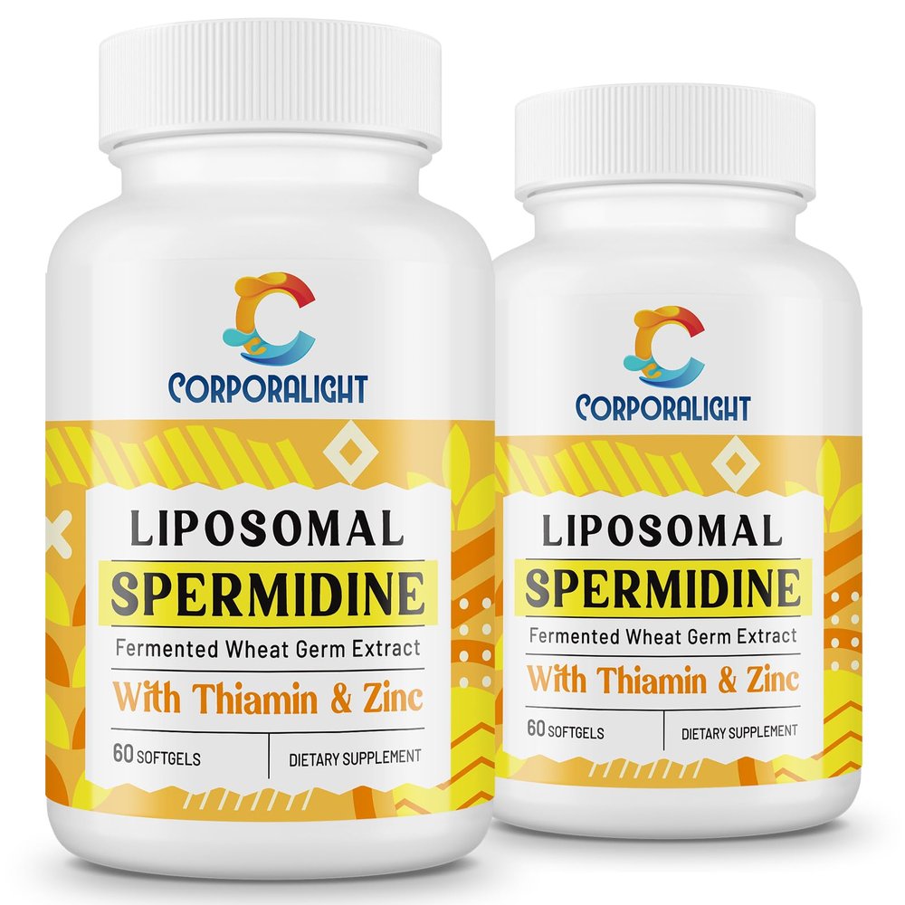 30mg Spermidine Supplement for Men & Women, High Absorption, More Potent Than Spermidine 3HCL - for Cellular Renewal, Longevity & Cognitive, Fermented Wheat Germ Extract, Pure & Natural, 120 Softgels