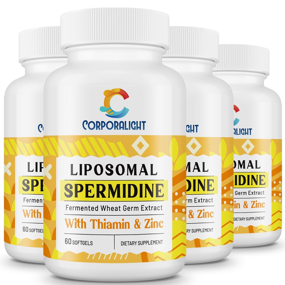 30mg Spermidine Supplement for Men & Women, High Absorption, More Potent Than Spermidine 3HCL - for Cellular Renewal, Longevity & Cognitive, Fermented Wheat Germ Extract, Pure & Natural, 240 Softgels
