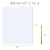 QKEEDSN 100 Pcs 10 x 14 Inches Clear Cellophane Gift Bags with 3.1 Inches Gold Twist Ties, Great for Goodies, Party Favors, and Holiday Gifts Wrapping view 2