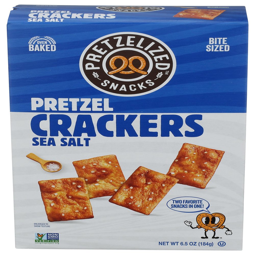 Pretzelized Snacks Crackers Pretzel Sea Slt 6.5 OZ