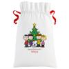 Let's Make Memories Personalized Gift Bag - Reusable - Oversized 32"- PEANUTS Gang Christmas Tree view 1
