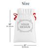 Let's Make Memories Personalized Gift Bag - Reusable - Oversized 32"- PEANUTS Gang Christmas Tree view 4