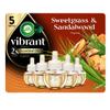 Air Wick Plug In Scented Oil Refills, Sweetgrass + Sandalwood, Air Fresheners for Home Long Lasting, Room Fresheners,Air Freshener Plug In, Essential Oils, Home Essentials for Small&Large Spaces,5 ct view 1
