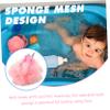 PLAFOPE Shower Bath Loofahs for Baby Boys and Girls Loofahs Mesh Bath Ball Bathing Sponge view 4