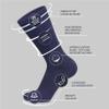 12 Pairs of Cotton Diabetic Non-Binding Neuropathy Crew Socks (Navy and Red - Size 13-16) view 2