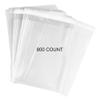 800 Packs 3x4 Crystal Clear Resealable Recloseable Cellophane/SelfSeal Bags view 1
