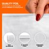 200 Count Pre-Cut Deli Aluminum Wraps  12" Heavy-Duty Pop-Up, Disposable for Hot Dogs, Sandwiches & Food Service view 3