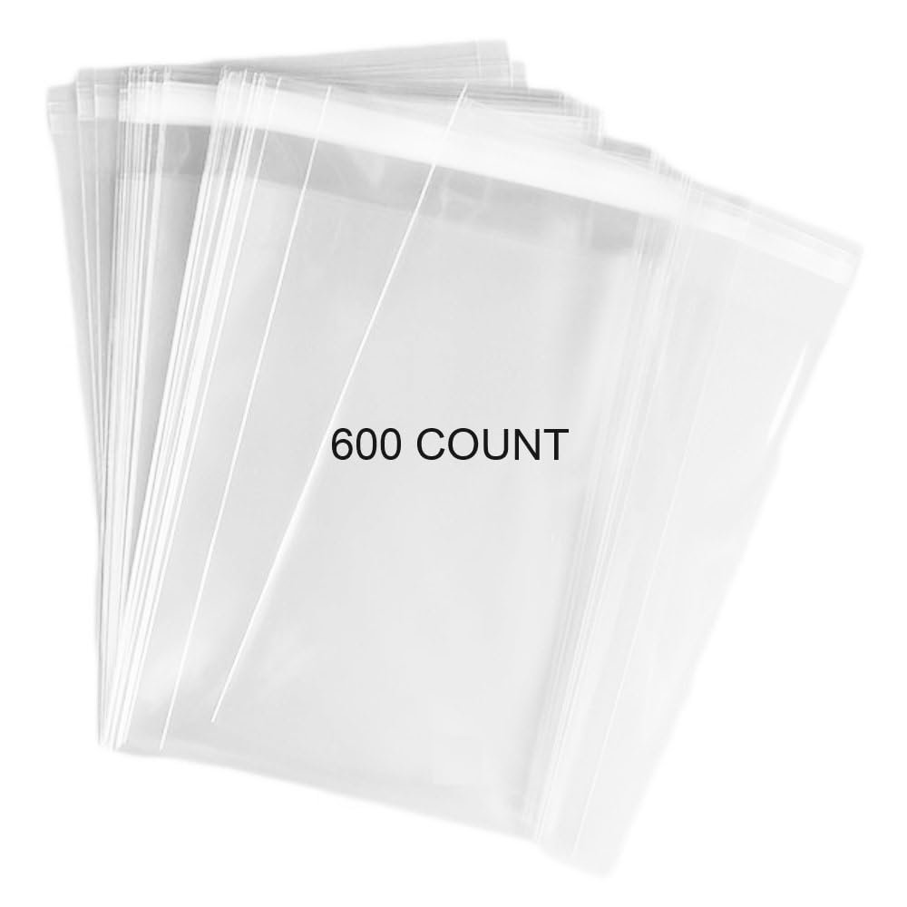 600 Packs of 3x4 Crystal Clear Resealable Recloseable Cellophane/SelfSeal Bags