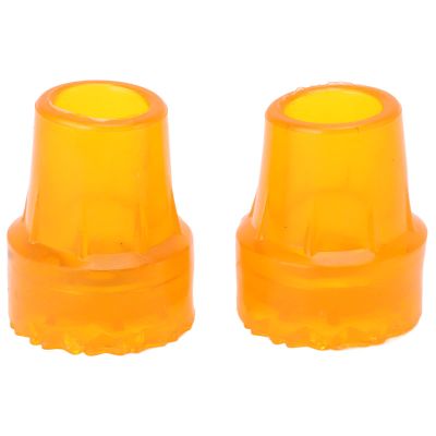2 Packs Cane Tips, Premium Rubber Replacement Pads, 1-Inch Anti-Slip, Shock Absorbing, Non-Slip Design for Uneven Surfaces