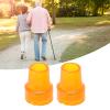2 Packs Cane Tips, Premium Rubber Replacement Pads, 1-Inch Anti-Slip, Shock Absorbing, Non-Slip Design for Uneven Surfaces view 2