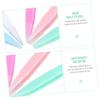 Healifty 5sets Tweezers and Stick Lens Remover for Travel and Home Use Compact Eyewear Tool Kit Green Rosy White view 2