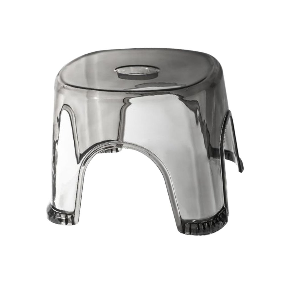 Kumprohu Clear Bathroom Step Stool - Waterproof Non-Slip Transparent Stool,Clear Stool for Bathroom Bedside Small Shower Spaces, Corner Bench, Clear Seat, Bath Stool
