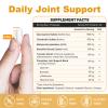 ZEBORA Glucosamine Chondroitin, Joint Supplements for Women/Men, with MSM, Turmeric, Joint Support Supplement, Shellfish-Free, 120 Capsules view 2