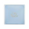10.75" inch Square Plastic Plates Heavy Duty Plastic Hanukkah Dinner Plates with Blue Gold Chanukah Design Hanukkah Party Disposable Charger Plate China Like Plastic Salad Plate Chanuka (64) view 1