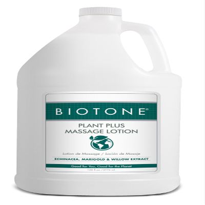 BIOTONE Plant Plus Massage Lotion- Eco-Conscious, Earth-Loving Oils, Plant-Based Ingredients, Kind to The Planet, Versatile for All Modalities, Customizable, Smooth, Silky, Optimum Glide. (128 OZ)
