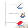 Phinus 300 Pack Pipe Cleaners Pipe, 6-Inch Pipe Cleaners Bulk, Cotton and Plastic Pipe Cleaner, Pipecleaners for Removing Tar & Resin, Pipe Cleaners for Plastic Metal Ceramic Wood Pipe, cream view 3