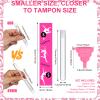 Suclain 50 Pcs Tampon Flasks for Women Hidden Liquor Tubes with Funnel view 3